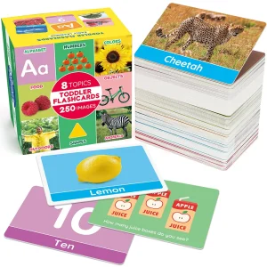 Flash Cards for Toddlers, Double-Sided