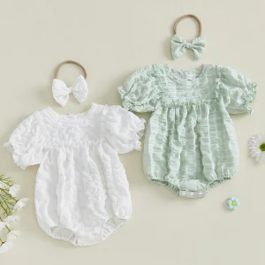 Baby Girl Floral Print Romper 2 Piece